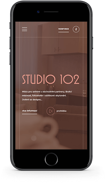 Webové stránky Studio 102