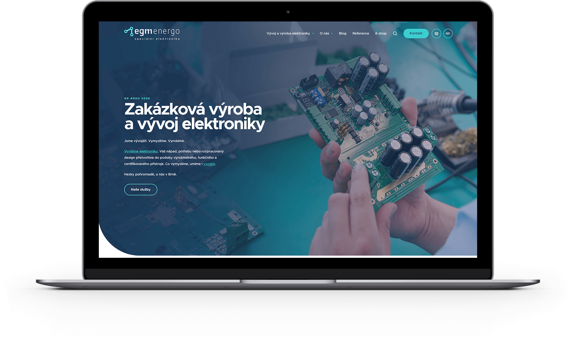 Webové stránky EGMedical