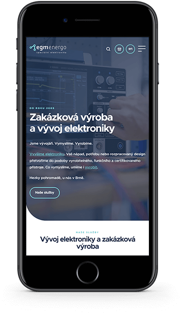 Webové stránky EGMedical